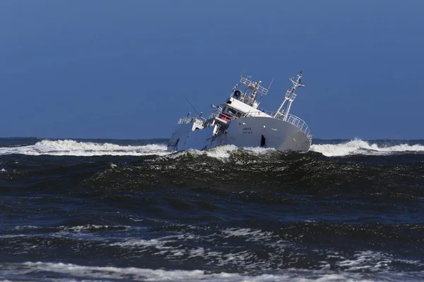 纳米比亚骨架海岸 2018年8月10日 海上沉船 — 图库照片