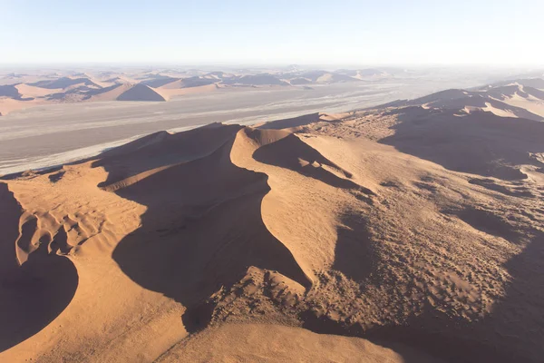 Vue Hélicoptère Sossusvlei Namibie — Photo