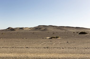 Kış, Ağustos aylarında Namibya güzel manzara