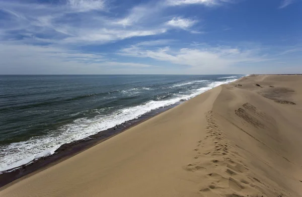 Walvis Bay Dune Dia Ensolarado Namíbia — Fotografia de Stock