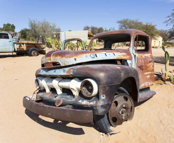 Solitaire Namibia August 2018 Old Truck Solitaire Town Namibia — Stock Photo, Image