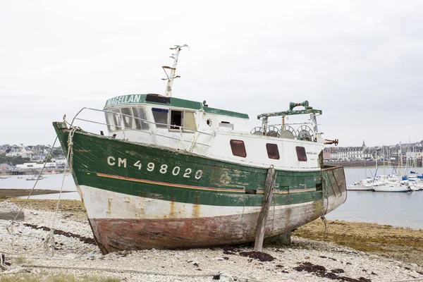 Camaret Sur Mer França Agosto 2016 Vista Dos Naufrágios Camaret — Fotografia de Stock