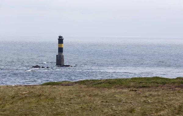 Ouessant Ostrov Francie Srpna 2016 Maják Ostrova Ouessant — Stock fotografie