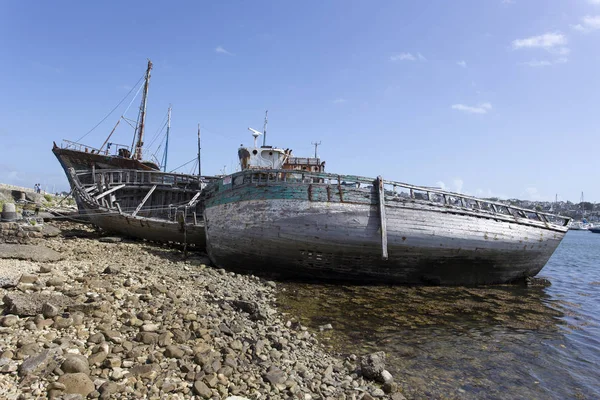 Camaret Sur Mer Francie Srpna 2016 Pohled Vraky Camaret Sur — Stock fotografie