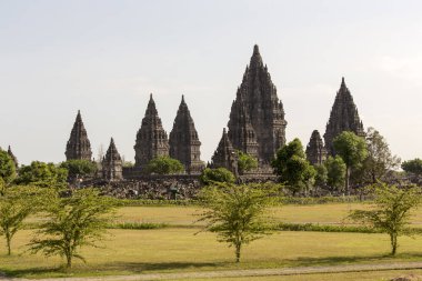 prambanan dini Tapınağı görünümünde Java Adası, Endonezya