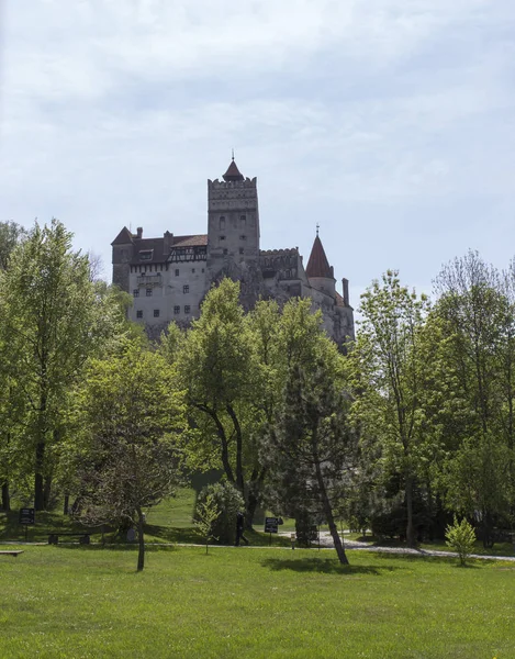 Bran Kasteel Transilvania Het Voorjaar Roemenië — Stockfoto