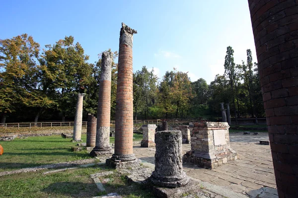 Veleia římské ruiny poblíž Piacenza — Stock fotografie