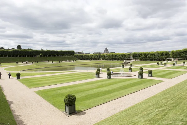 Вилландри Франция Августа 2015 Замок Дворец Chateau Villandry Расположен Вилландри — стоковое фото