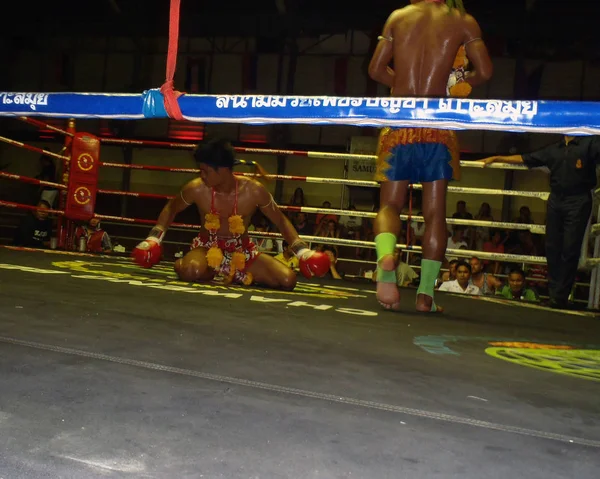 Koh Samui Tailandia Abril 2013 Anillo Caja Para Lucha — Foto de Stock