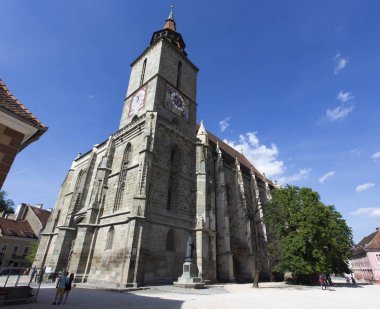 Brasov, Romanya - 28 Nisan 2018: Katedrali Brasov