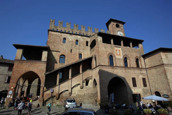 Castell Arquato Itálie Října 2018 Pohled Castell Arquato Krásné Město — Stock fotografie