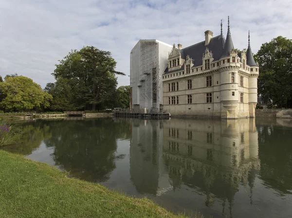 Loire Valley Fransa Ağustos 2016 Azay Rideau Kale Fransa Loire — Stok fotoğraf