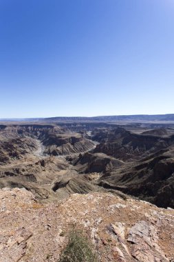 Namibya kanyonda Fishriver güzel görünümü