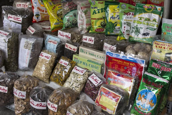 Hanói Vietnã Janeiro 2017 Especiarias Mercado Vietnamita — Fotografia de Stock