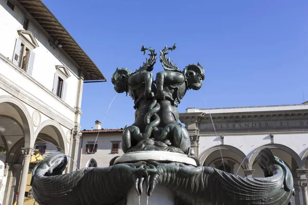 Florence Italy February 2018 Fountain Sea Monsters Florence — Stock Photo, Image