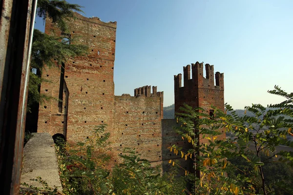 View Castello Arquato Beautiful Town Italy — Stock Photo, Image