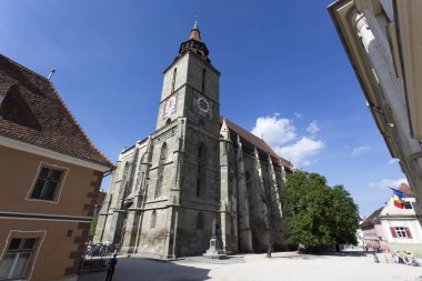 Brasov, Romanya - 28 Nisan 2018: Katedrali Brasov