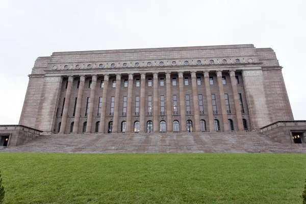 Helsinki Finlandia Diciembre 2017 Casa Del Parlamento Helsinki Diciembre 2017 — Foto de Stock