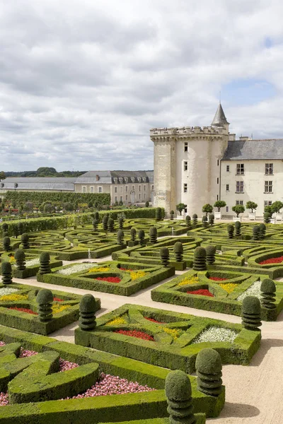Villandry França Agosto 2016 Chateau Villandry Castelo Palácio Localizado Villandry — Fotografia de Stock