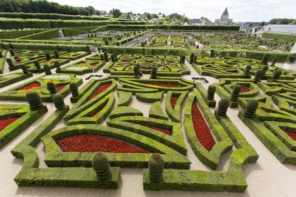 Villandry Francja Sierpnia 2016 Chateau Villandry Jest Zamek Pałac Położony — Zdjęcie stockowe