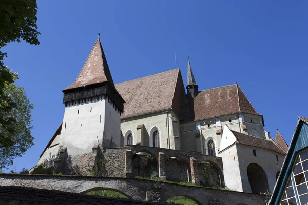 Biertan Opevněný kostel v Transylvánii — Stock fotografie