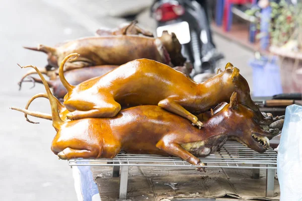 하노이에서 개 고기 — 스톡 사진
