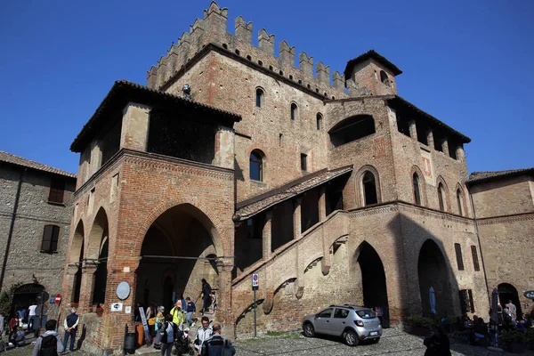 View of castell arquato — Stock Photo, Image