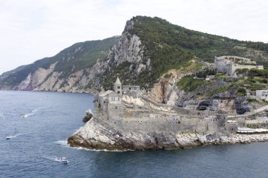 Portovenere güzel kilise görünümü