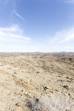 Namibya güzel bir çöl görünümü