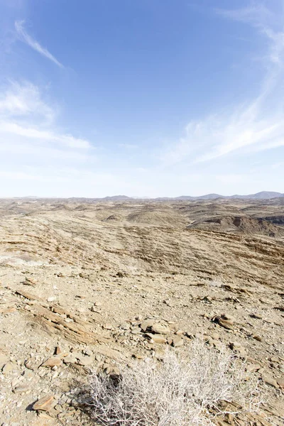 Een prachtig uitzicht op de woestijn in Namibië — Stockfoto