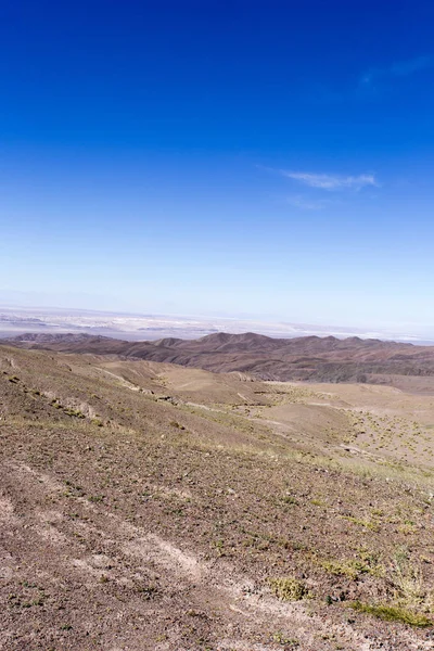 Widok na pustynię z Panamericana, trasa 5 — Zdjęcie stockowe