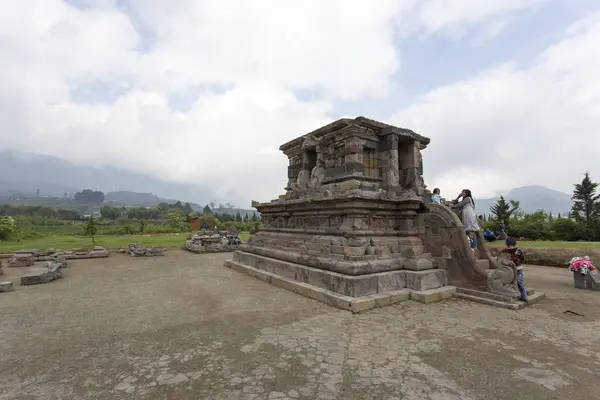 Ancient temples at Dieng Plateau — Stock Photo, Image