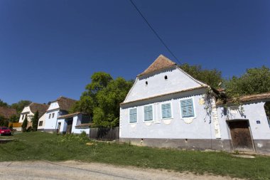 Viscri şehir sokak manzarası