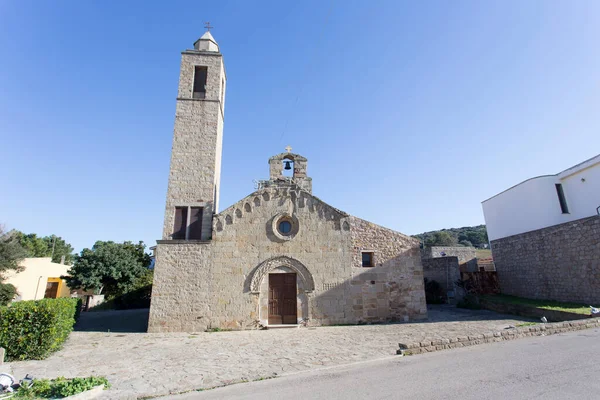 Valledoria Italië December 2018 Kerk Langs Weg Naar Valledoria Sardinië — Stockfoto