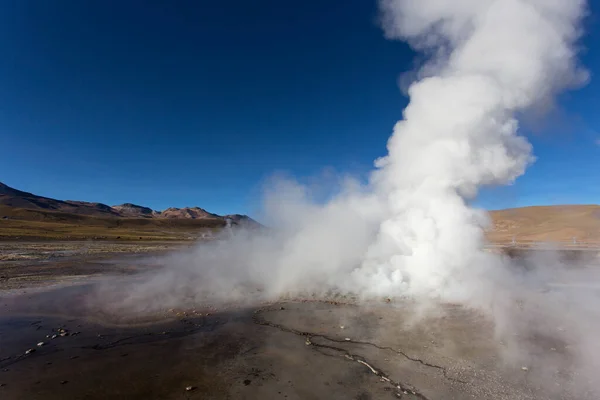 Brzy Ráno Tatio Gejzír Chile — Stock fotografie