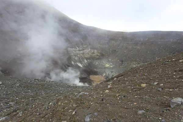 Krater Wulkanu Lokon Manado Indonezja — Zdjęcie stockowe