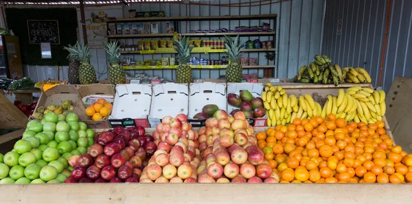 San Pedro Atacama Chili Augustus 2091 Groente Fruitverkoper San Pedro — Stockfoto