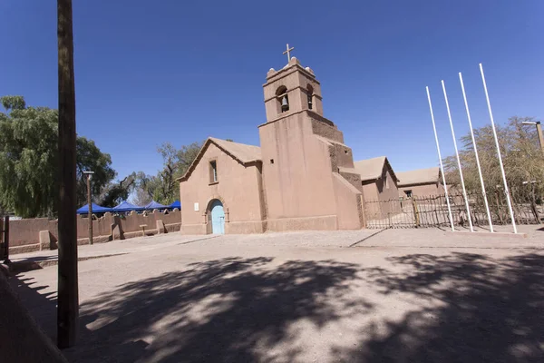 San Pedro Atacama Cile Agosto 2019 Foto Della Chiesa San — Foto Stock
