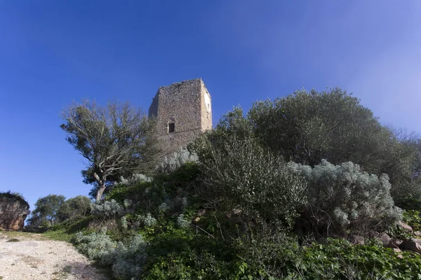 Casteldoria Italien December 2018 Slottet Casteldoria Sardinien Vinterdagen — Stockfoto