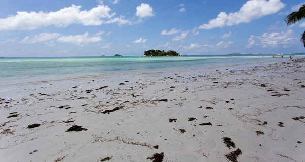 Praslin Seszele Kwietnia 2019 Widok Wyspę Saint Pierre Anse Volbert — Zdjęcie stockowe