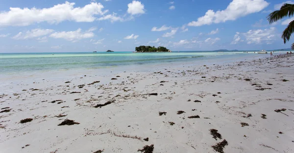 Praslin Seychelles Abril 2019 Vista Isla San Pedro Desde Anse —  Fotos de Stock