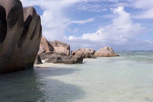Das Tropische Paradies Einer Der Seychellen Inseln — Stockfoto