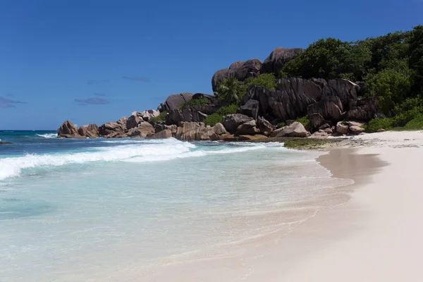 Paradis Tropical Une Des Îles Seychelles — Photo
