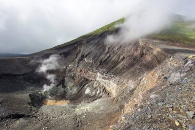 Manado, Endonezya yakınlarındaki krater manzarası