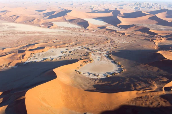 Vue Sur Hélicoptère Désert Sossusvlei Namibie — Photo