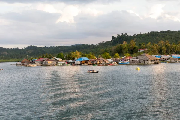 Wakai Indonesia Agosto 2017 Veduta Wakai Dalla Barca Nelle Isole — Foto Stock