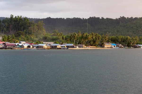 Wakai Indonesien August 2017 Blick Auf Wakai Vom Boot Auf — Stockfoto