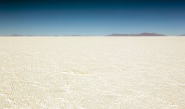 Uyuni, Bolivya 'da çöl manzarası