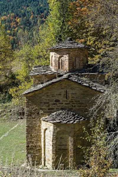 Église Monastère Historique Agios Zacharias Sur Mont Grammos Grèce — Photo
