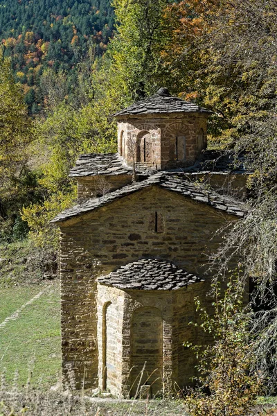 Igreja Monastery Histórico Agios Zacharias Grammos Greece — Fotografia de Stock